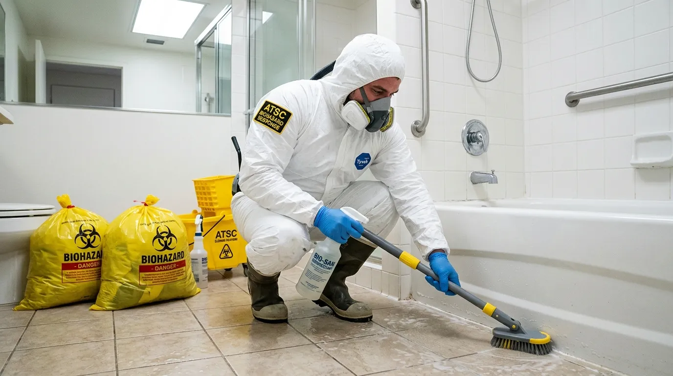 Decontamination equipment deployed for Blood Cleanup in Appleton